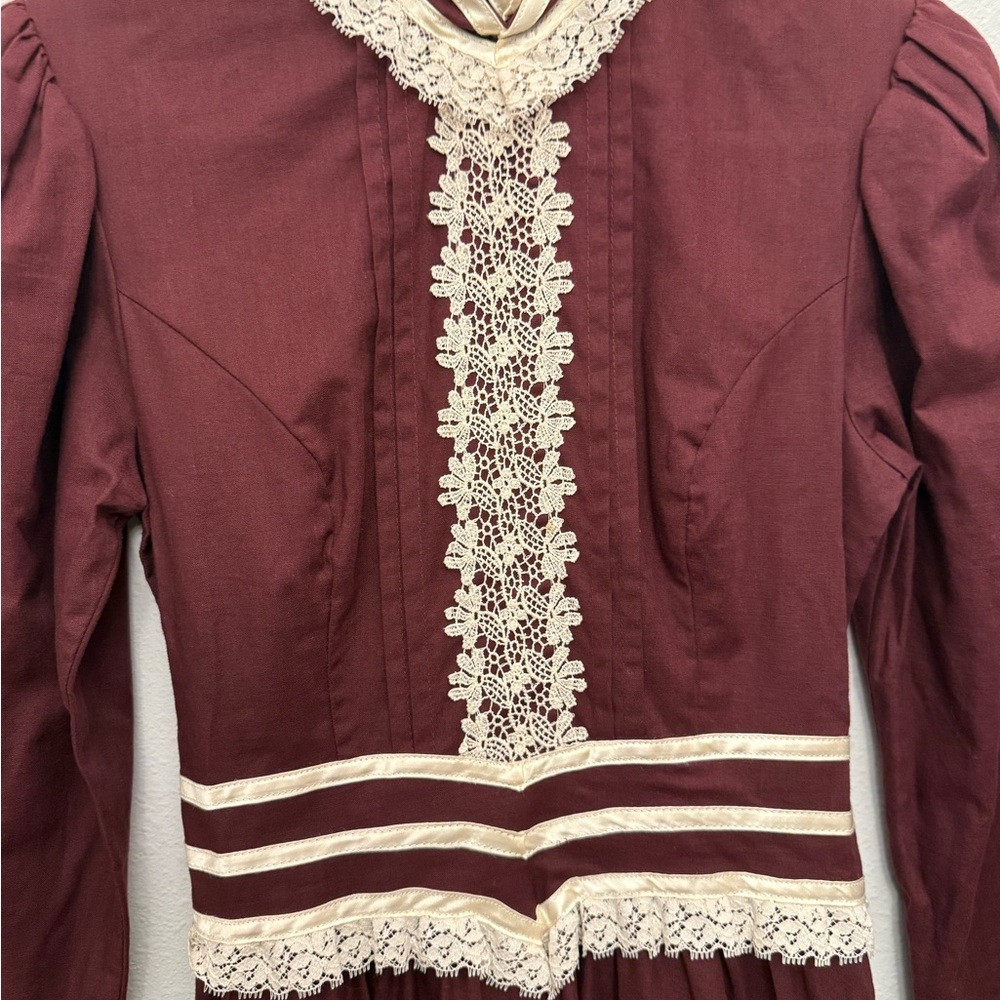 Vintage Gunne Sax Jeunes Filles Prairie Dress 7 - Picture 3 of 10